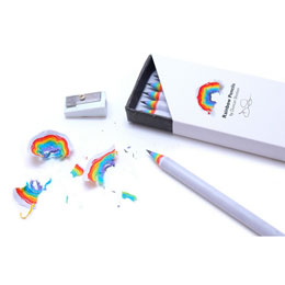 Imported HB rainbow pencil set