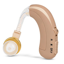 Wireless rechargeable hearing aids for the elderly