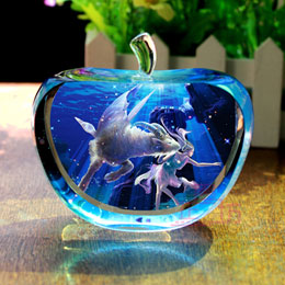Twelve constellations crystal apple