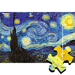 Van Gogh Starry Sky 1000 Piece Jigsaw Puzzle