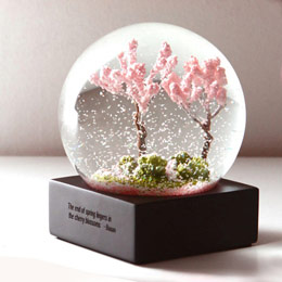 Spring, Summer, Autumn and Winter Four Seasons Crystal Music Ball