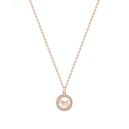 Simple Round Puppy Necklace