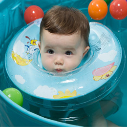 Baby double airbag safety swimming ring