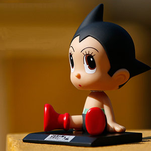 Astro Boy bobblehead car figurine