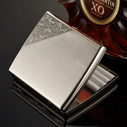 Men's Ultra-thin Stainless Steel Cigarette Case