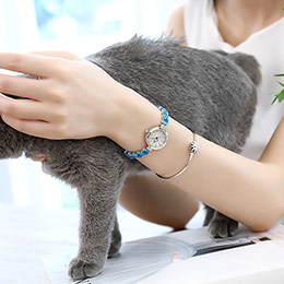 Girls diamond bracelet watch