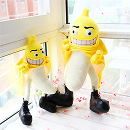 Funny banana man creative doll