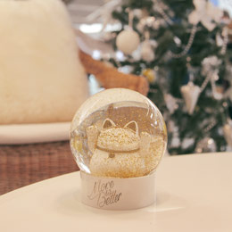 Lucky Cat Snow Crystal Ball
