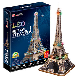 3D Eiffel Tower Jigsaw Puzzle