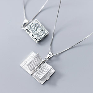 Cross Bible Necklace