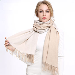 Double-sided cashmere scarf gift box
