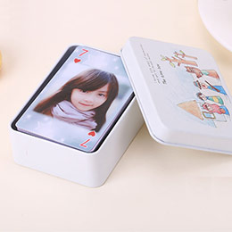 Plastic Photo Playing Cards Customization