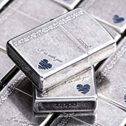 Zippo nostalgic antique silver lighter