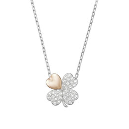 Swarovski four-leaf clover necklace