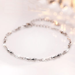 925 silver fashion thin bracelet