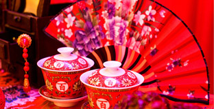 A collection of auspicious wedding gifts with beautiful meanings