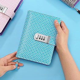 Fresh small grid password notebook
