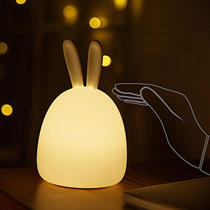 Soft light cute rabbit night light