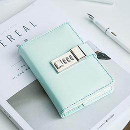 Macaron color password notepad