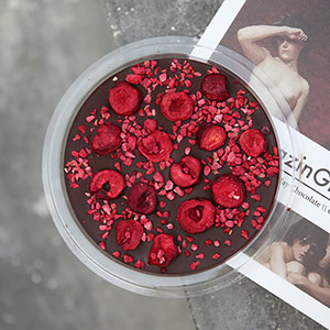 Cherry Raspberry Dark Chocolate Gift Box