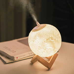 3D Humidifier Moon Lamp