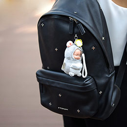 Bieber doll keychain