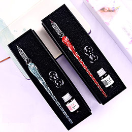 Luminous series glass dip pen