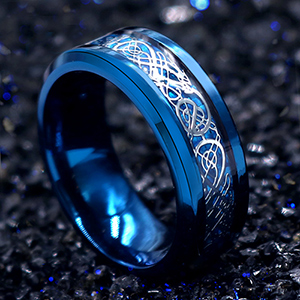 Men's Titanium Steel Dragon Ring