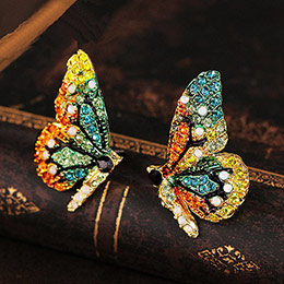 Butterfly Girl Sterling Silver Earrings