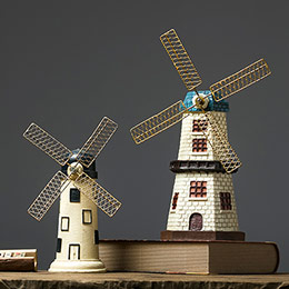 American style windmill retro ornaments