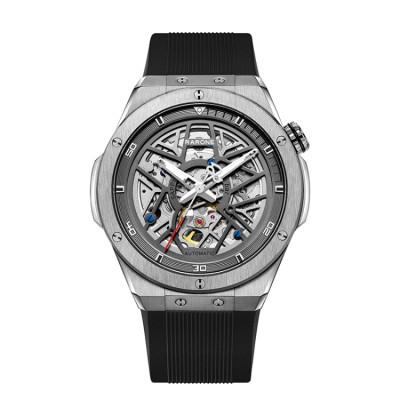 Renault Men's Skeleton Mechanical Watch