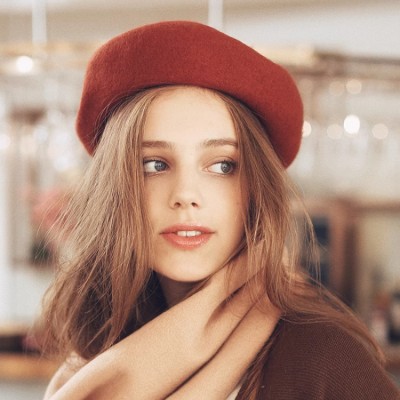 French wool beret