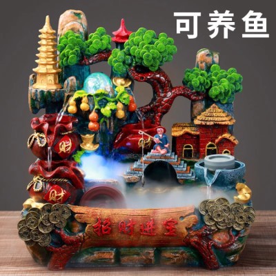 Fortune-attracting fountain ornaments