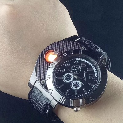 USB Rechargeable Lighter Watch