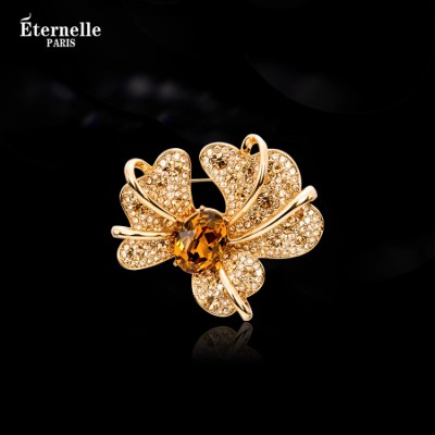 Eternelle Iris Crystal Corsage