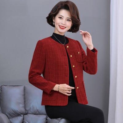 Fashionable Chanel style mother coat