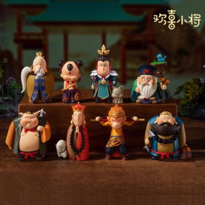Cute Journey to the West Master and Apprentice Figures
