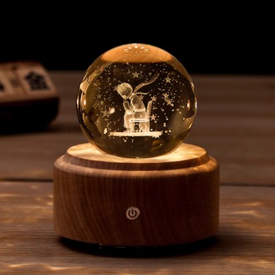Crystal Ball Music Box Bluetooth Speaker