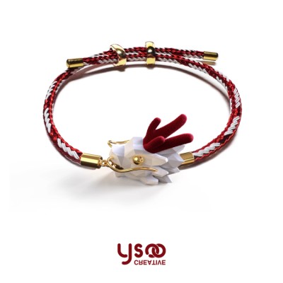 Chinese style dragon head luck bracelet
