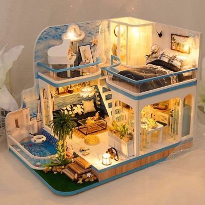 DIY hand-assembled house