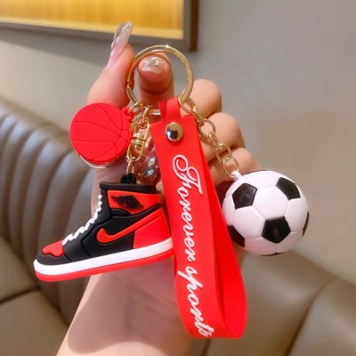 Creative AJ basketball shoes keychain