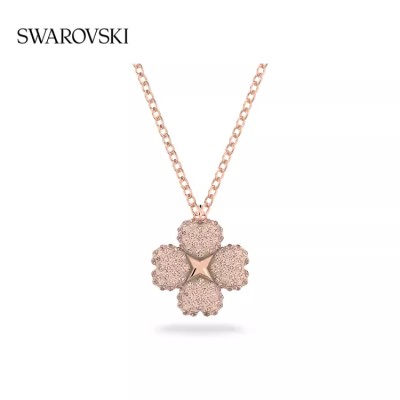 Swarovski four-leaf clover necklace