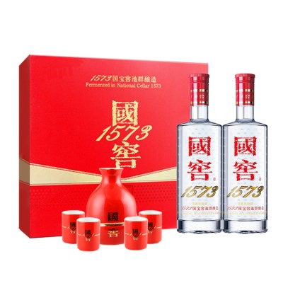 Guojiao 1573 double liquor gift box