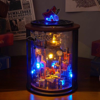 Magic Night Light DIY Cabin