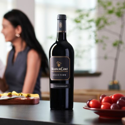 French Bordeaux red wine double gift box