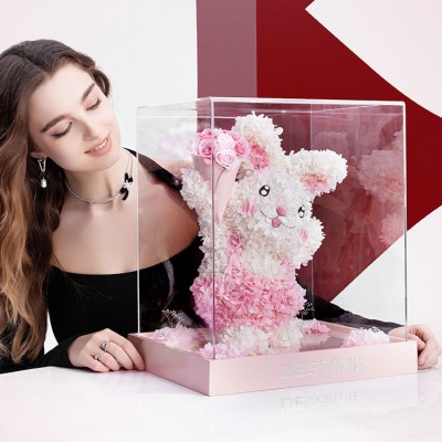 Confession Rabbit Everlasting Flower Gift Box