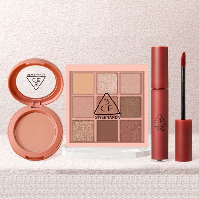 3CE girls makeup three-piece set