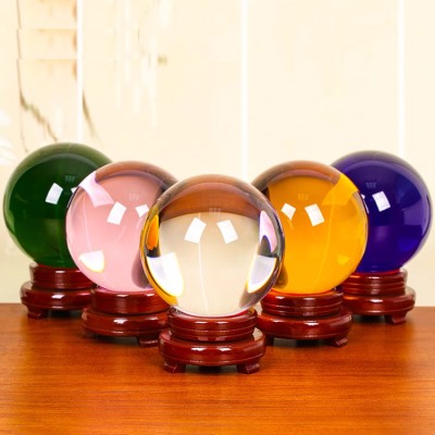 Fortune crystal ball ornaments