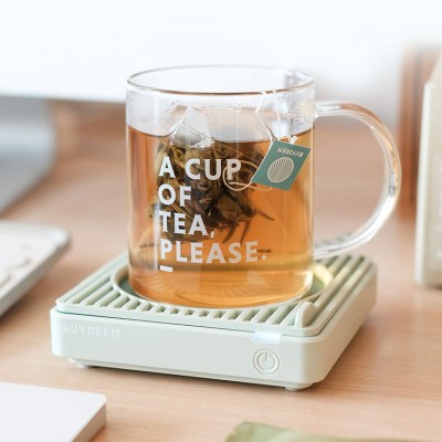 Adjustable constant temperature heating coaster