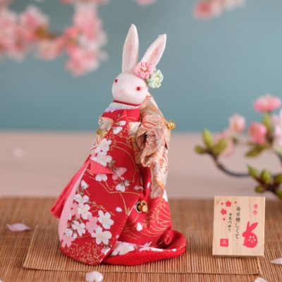 Japanese style rabbit music box